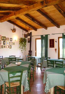 The dining room